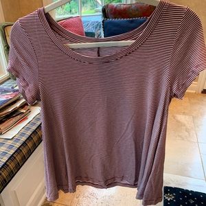 Mossimo Supply Co. red and white striped tee❤️